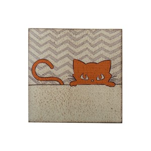 SEVİMLİ KEDİ BARDAK ALTLIĞI